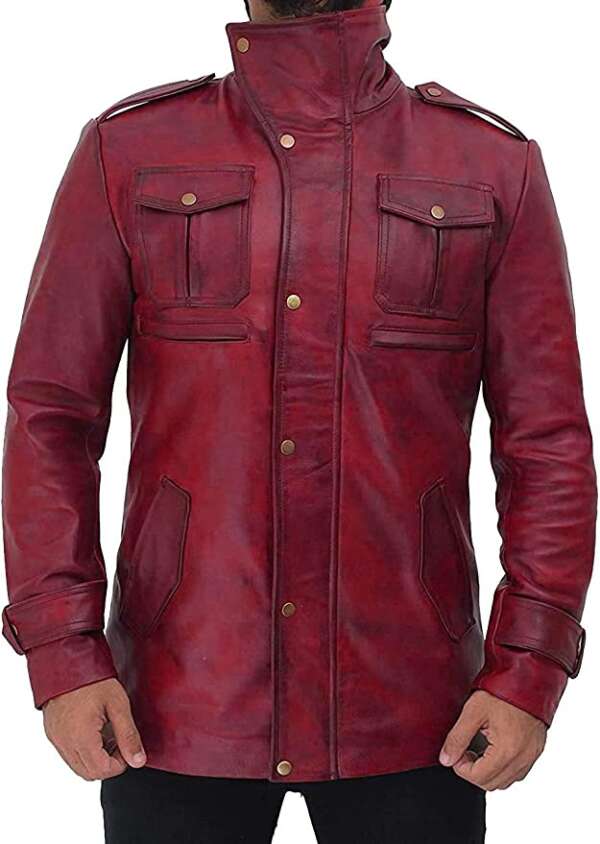 Boston Men's Genuine Lambskin Leather Jacket