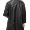 WOMEN'S BLACK LEATHER COAT: EDEN